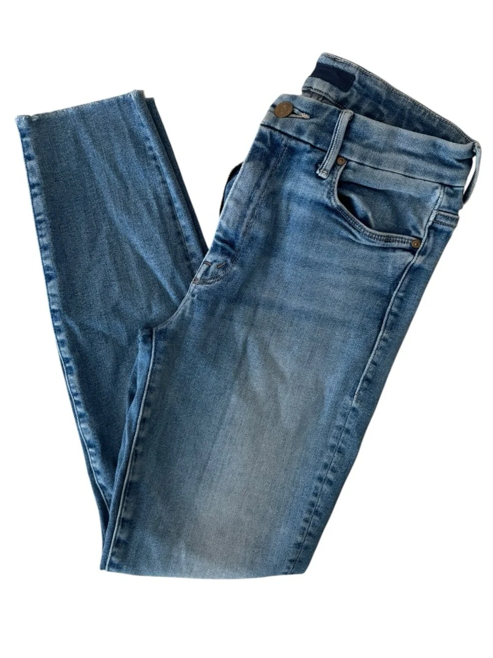 Mother High Waisted Looker Ankle Fray - Picture 2 of 6